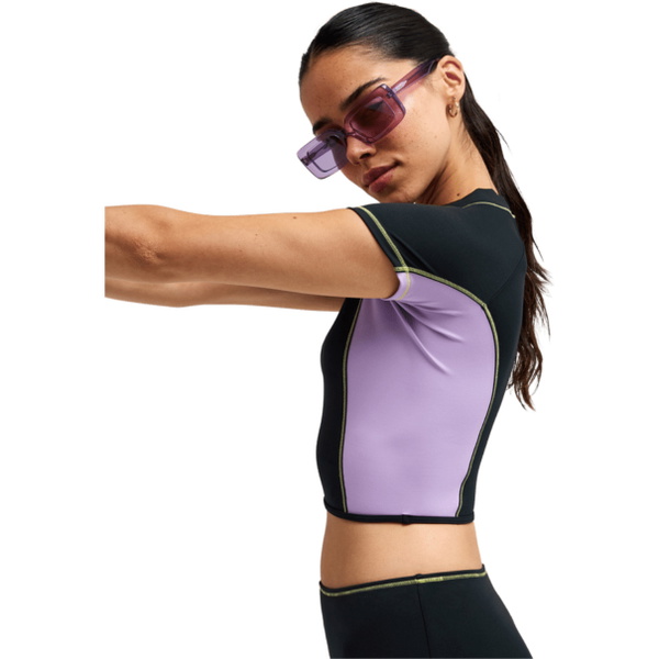 2026 Roxy Womens The Retro Essentials Crop Top ERJWR03957 - Viola